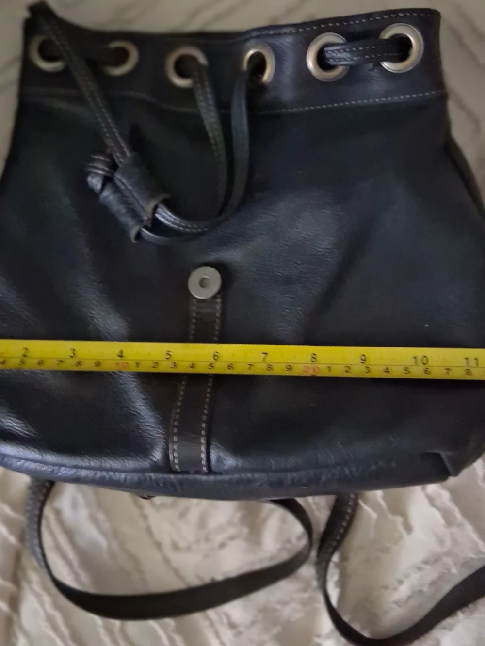 Harley-Davidson Black Leather Backpack
